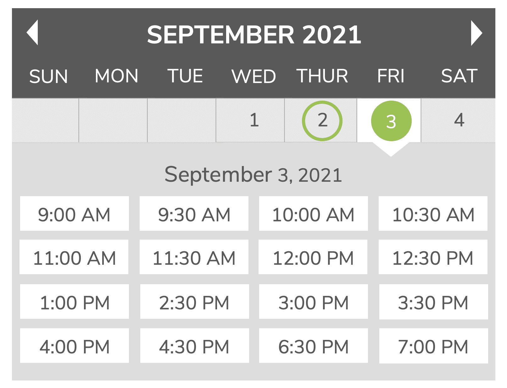 estateco calendar appointment booking mockup