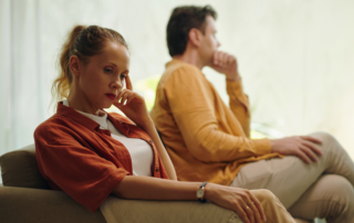 family having a difficult conversation